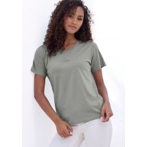 Copenhagen Studios T-Shirt »mit dezentem Logoprint vorn«, aus softer Jersey-Qualität mit Bio-Baumwolle