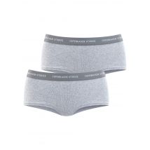 Copenhagen Studios Panty »mit softem Logobund«, (2er-Pack), aus gerippter Bio-Baumwollqualität