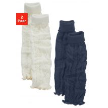 Lavana Stulpensocken, (Packung, 2 Paar), mit Zopfstrickmuster