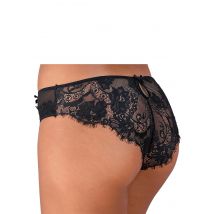 petite fleur goldfarben Tanga, aus floraler Jacquardspitze