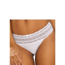 petite fleur High-Waist-Slip, (Packung, 2 Stück), mit modischem Spitzenbund