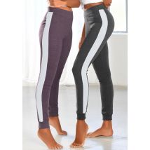 Arizona Leggings, (2er-Pack), mit breitem Streifen
