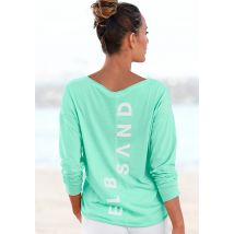 Elbsand Langarmshirt »Raina«, mit Logoprint hinten, Longsleeve aus Baumwoll-Mix