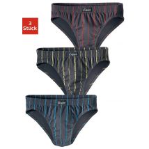 le jogger® Slip, (Packung, 3 St.), mit kontrastfarbenen Streifen