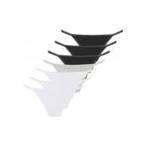 Vivance String, (7er-Pack), mit feiner Spitzeneinfassung und aus weicher Baumwollqualität