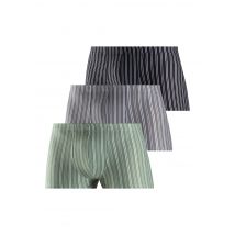 le jogger® Boxer »Boxershorts für Herren«, (Packung, 3 St.), mit garngefärbten Streifen