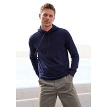H.I.S Strickpullover »mit Kapuze, Regular Fit,«, Pullover mit Rundhals, Feinstrick, Baumwollmischung