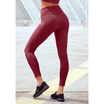 Vivance active Funktionsleggings, mit Wabendesign und Mesheinsatz