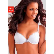 LASCANA Push-up-BH, mit Jacquardspitze und herausnehmbaren Kissen, Dessous