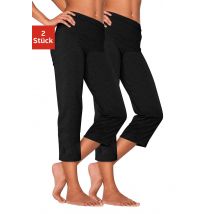 Vivance active Caprihose, (2er-Pack), mit Gummibund, Loungewear