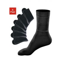 Go in Tennissocken, (Packung, 6 Paar), mit geripptem Schaft