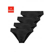 le jogger® Slip, (Packung, 4 St.), schmaler Bund mit Markenlabel