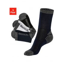 Bench. Tennissocken, (Packung, 3 Paar), mit Pikeestruktur und Mittelfussgummi