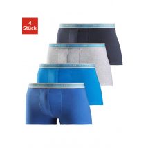 AUTHENTIC UNDERWEAR Boxer, (Packung, 4 St.), schwarzer Webbund mit Logoschriftzug