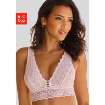 Vivance Bralette, ohne Bügel, rundherum aus floraler Spitze, Dessous