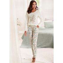 Vivance Dreams Pyjama, (2 tlg.), mit romantischem Blumendruck