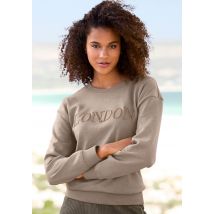 Bench. Loungewear Sweatshirt »-Loungeshirt mit«, London Stickerei, Loungeanzug, Loungewear