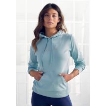 Bench. Loungewear Hoodie, mit glänzender Logostickerei, Loungeanzug