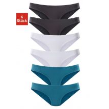 Vivance active Bikinislip, (6er-Pack), aus weicher Microfaser