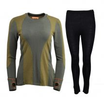 Aeonian/Helios Skiunterwäsche, Set, Damen, grün/schwarz
