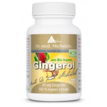 Gingerol aus Bio-Ingwer | 45 mg Gingerole | 60 Kapseln | Dr. med. Michalzik