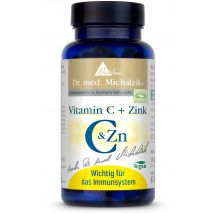 Vitamin C + Zink | 450 mg Vitamin C mit 10 mg Zink je Kapsel | 120 Kapseln | Dr. med. Michalzik