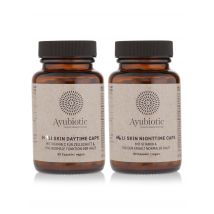 Ayubiotic HOLI SKIN DAY-UND NIGHTTIME CAPS, 3-Monatsvorrat, Set