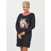 Belli Beaux Bigshirt Blumenbouquet 40/42 schwarz