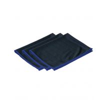 ReinigungsTrends Carbon Hochglanz- Reinigungstücher, 4er-Set x anthrazit/blau