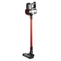 sauber daheim CLEANmaxx Akku-Zyklon-Staubsauger, 22,2 V x rot/schwarz