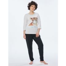 MONACO blue DREAMS Pyjama Tigerbaby 34/36 schwarz-weiß