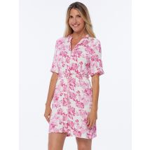 PURE SHAPE DAY&NIGHT Big Shirt im floralen Print 50/52 rosa