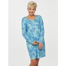 Belli Beaux Bigshirt Zauberblüten 44/46 hellblau