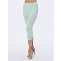 Pure Shape Capri-Leggings mit Schleifenspitze M mint