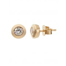 Christian Materne Private Diamonds Solitär-Ohrstecker, 2 Brillanten 0,50 ct. x Gelbgold 585