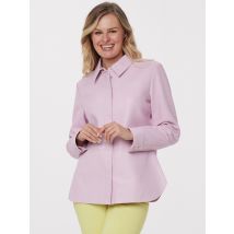 MIALUSSO Lederhemd mit Druckknöpfen 48 rosa