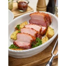 Stefanshof Grillbauch - süddeutsche Grillspezialität – würzig mariniertes Bauchfleisch, bayrisch „Wammerl“, 900 g