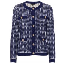 MIALUSSO Jacke Bouclé 50/52 blau