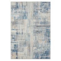 Mein Lieblingsplatz Teppich Retro, 230 x 160 cm x Streifen beige Í blau