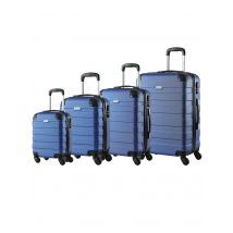 Helden des Alltags Hartschalenkofferset Essential 4er-Set x blau