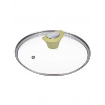 lecker daheim Pfannendeckel mit Dampfauslass EQ, 20 cm x grün