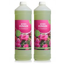 Meine Gartenwelt Rosendünger inkl. Messbecher, 2er-Set, 1 l