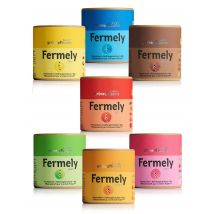 Ernährungscheck louie's grünepflaume Bio-Pulver-Set ""Fermely"" auf Basis fermentierter & gefriergetrockneter Obst-, Gemüse- und Pflanzenzutaten, 7x 