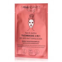 FRAUSCHMITZ Beauty Gesichtstuchmaske Face & Jawline Einzelmaske, faltenreduzierend, feuchtigkeitsspendend