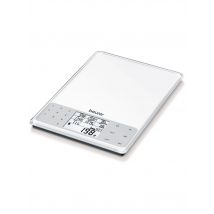 Gesundheitsstudio beurer Küchenwaage mit Nährwert-Analyse, digital, weiß, 4-teilig x weiss