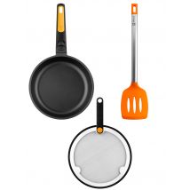 BRA Pfannen- und Brathelfer-Set, 3-teilig, 18 cm