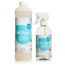 HiGloss Mikroben Textilerfrischer und Bügelhilfe mit zusätzlicher Sprühflasche, faltenfrei, 1000 ml