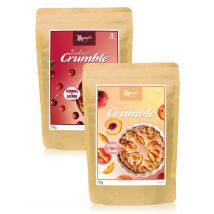 Marcel's Better Food Backmischung ""Streusel-Crumble"" Kuchen mit Zimt- und Kakao-Crumble, für insgesamt 6 Kuchen, 2x 750g, 2er-Set