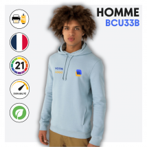 Sweat avec capuche (homme) - BCU33B