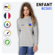 Sweat sans capuche [col rond] (enfant) - BC501